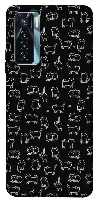 Чехол на TECNO Camon 17 Pro Black Cats фото 1 из 1
