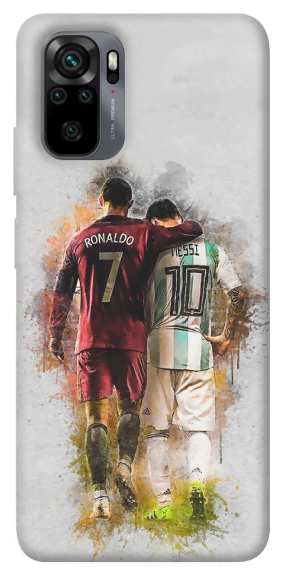 Чохол на Xiaomi Redmi Note 10 / Note 10s Ronaldo та Messi фото 1 з 1