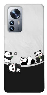 Чехол на Xiaomi 12 / 12X Four pandas фото 1 из 1