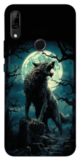 Чохол на Huawei P Smart Z Вовк під місяцем фото 1 з 1