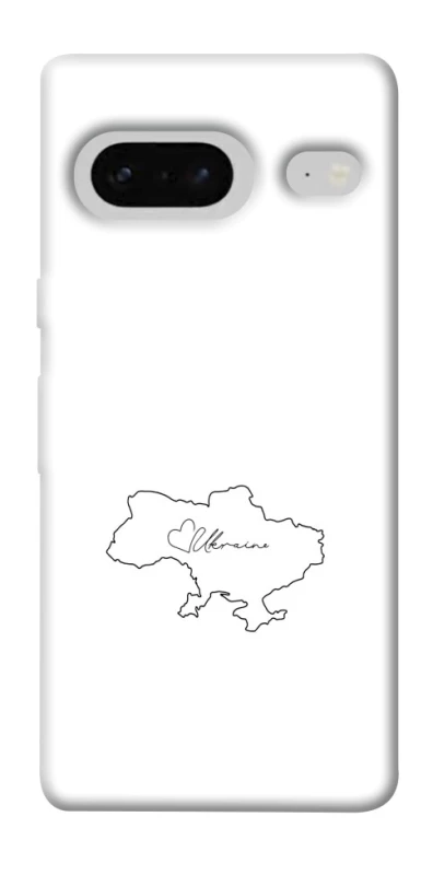 Чохол на Google Pixel 7 Ukraine map фото 1 з 1