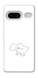 Чохол на Google Pixel 7 Ukraine map фото 1 з 1