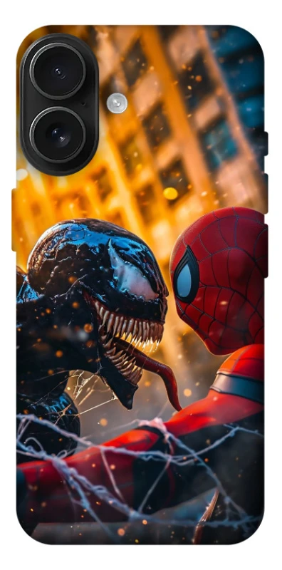 Чохол на Apple iPhone 17 (6.3") Venom vs Spiderman фото 1 з 1