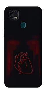 Чехол на ZTE Blade 20 Smart Красное сердце фото 1 из 1