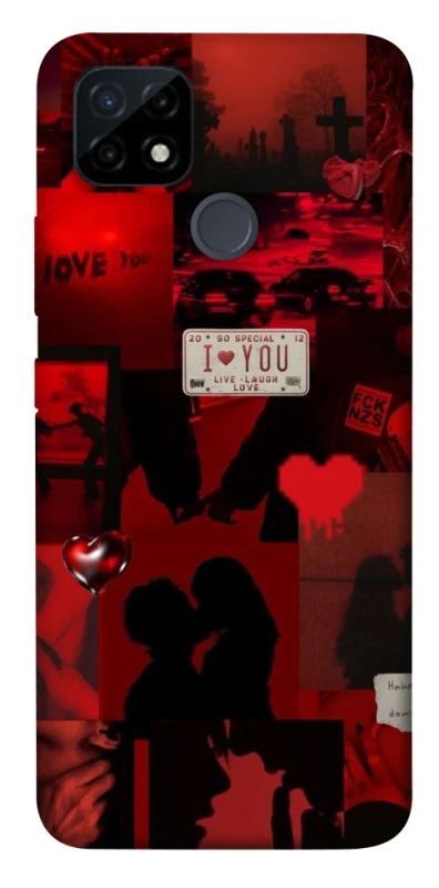 Чехол на Realme C12 Love collage ver.2 фото 1 из 1