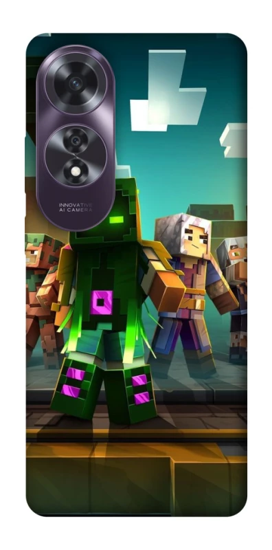 Чехол на Oppo A60 Minecraft dungeon фото 1 из 1