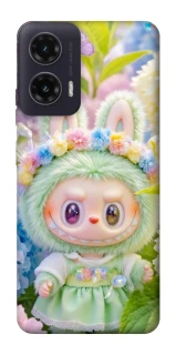 Чехол на Motorola Moto G35 Labubu & Flowers ver.2 фото 1 из 1