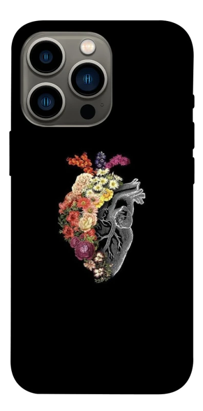 Чехол на Apple iPhone 13 Pro (6.1") Heart with flowers фото 1 из 1
