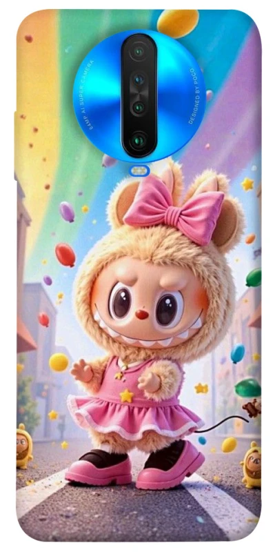 Чехол на Xiaomi Poco X2 Labubu rainbow фото 1 из 1