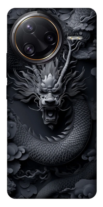 Чехол на Xiaomi Poco F7 Pro black dragon фото 1 из 1