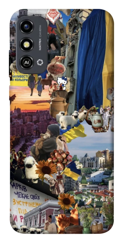 Чохол на ZTE Blade A53 Ukraine style ver.2 фото 1 з 1