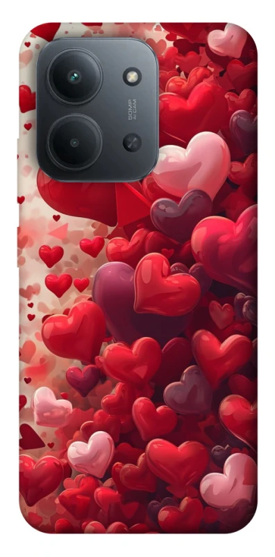 Чохол на Xiaomi Redmi 15C (Global) Many hearts фото 1 з 1