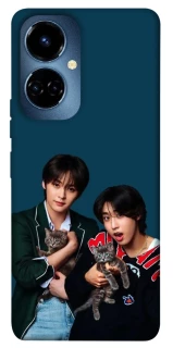 Чехол на TECNO Camon 19 Pro Lee Know and Han - Stray Kids фото 1 из 1