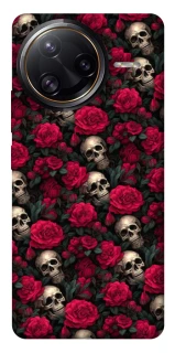 Чехол на Xiaomi Poco F7 Ultra Черепа и розы фото 1 из 1
