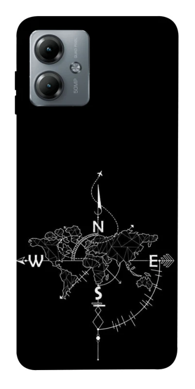 Чохол на Motorola Moto G14 Travel Map фото 1 з 1