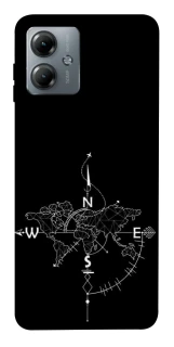 Чехол на Motorola Moto G14 Travel Map фото 1 из 1