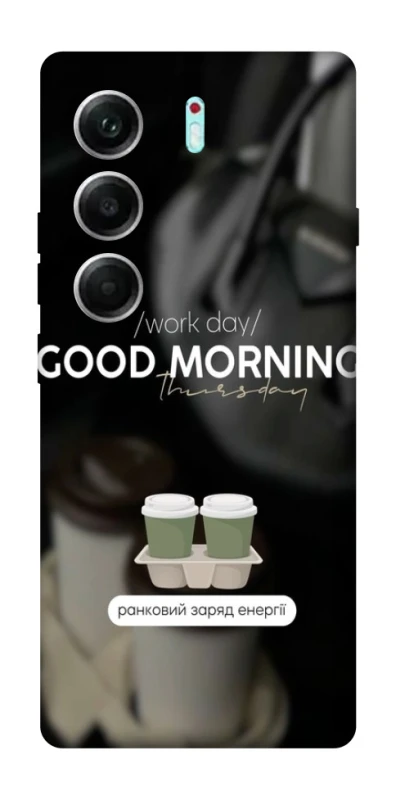 Чохол на Tecno Camon 40 Pro Thursday coffee фото 1 з 1