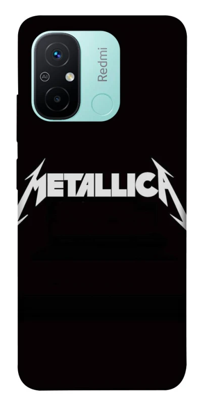 Чохол на Xiaomi Redmi 12C / Poco C55 Metallica logo фото 1 з 1
