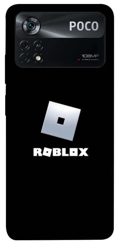 Чохол на Xiaomi Poco X4 Pro 5G Roblox logo black фото 1 з 1
