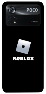 Чехол на Xiaomi Poco X4 Pro 5G Roblox logo black фото 1 из 1