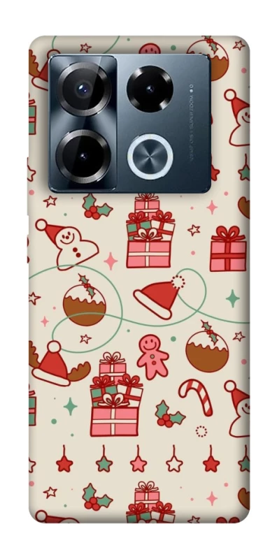 Чехол на Infinix Note 40 Pro 4G Новогодний v14 фото 1 из 1