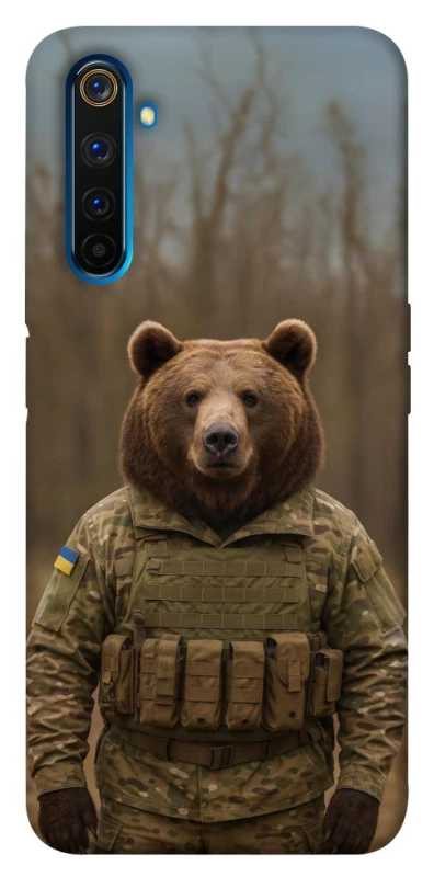 Чохол на Realme 6 Pro Ведмідь захисник фото 1 з 1