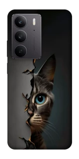 Чехол на Realme C75 Кот-подглядыватель v2 фото 1 из 1