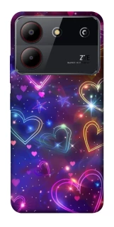 Чохол на ZTE Blade A54 4G Drawn hearts фото 1 з 1