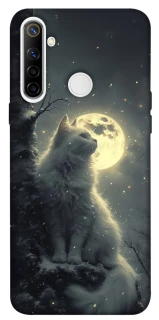Чохол на Realme 6i Кіт під місяцем фото 1 з 1