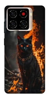 Чохол на ZTE Blade A56 Вогняний кіт фото 1 з 1