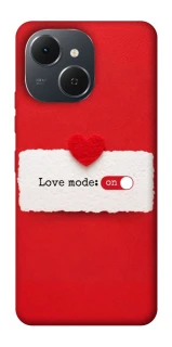 Чохол на TECNO Spark 40C Love Mode ON фото 1 з 1