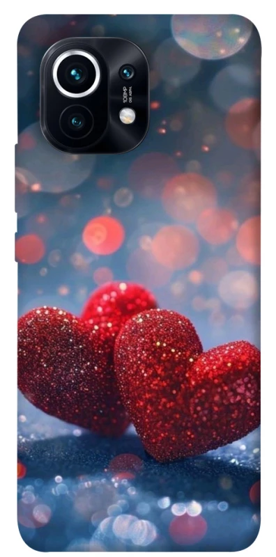 Чохол на Xiaomi Mi 11 Red hearts фото 1 з 1
