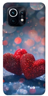 Чехол на Xiaomi Mi 11 Red hearts фото 1 из 1