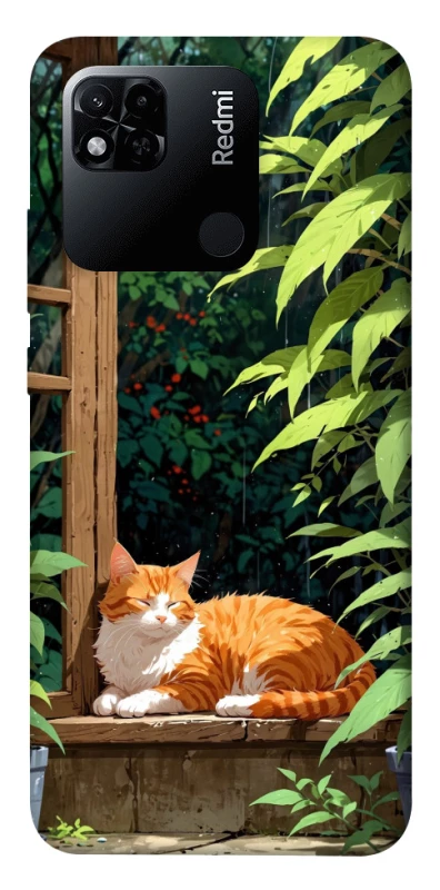 Чохол на Xiaomi Redmi 10A red cat фото 1 з 1
