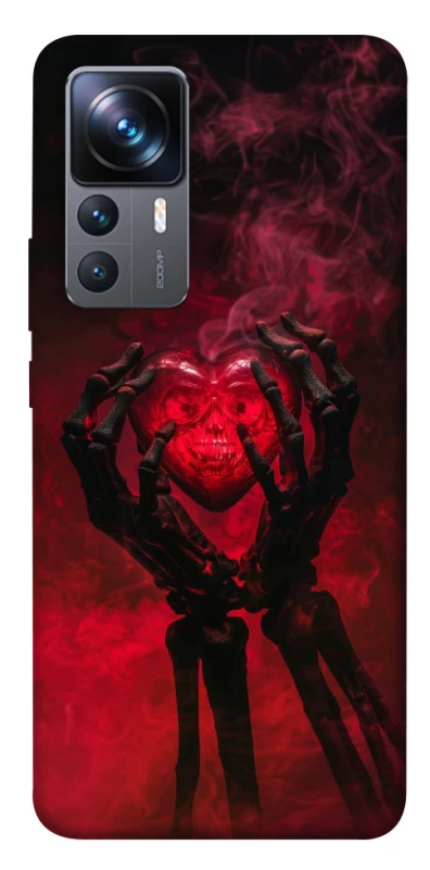Чехол на Xiaomi 12T / 12T Pro Heart in the hands of a skeleton фото 1 из 1