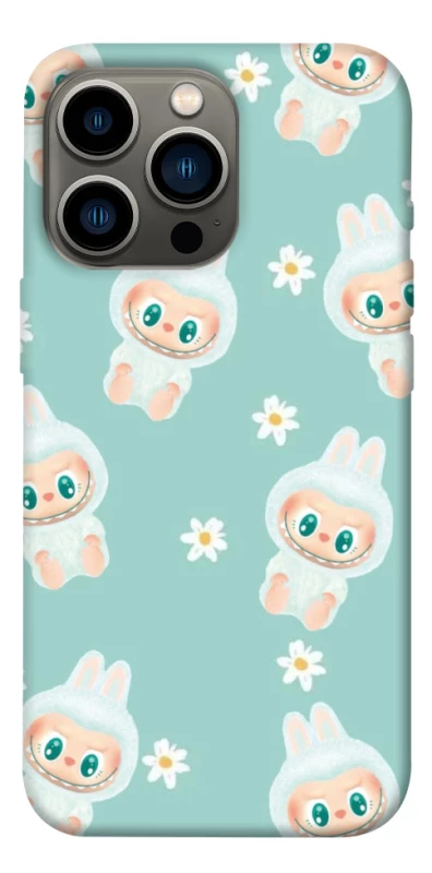 Чехол на Apple iPhone 13 Pro (6.1") Labubu Green фото 1 из 1