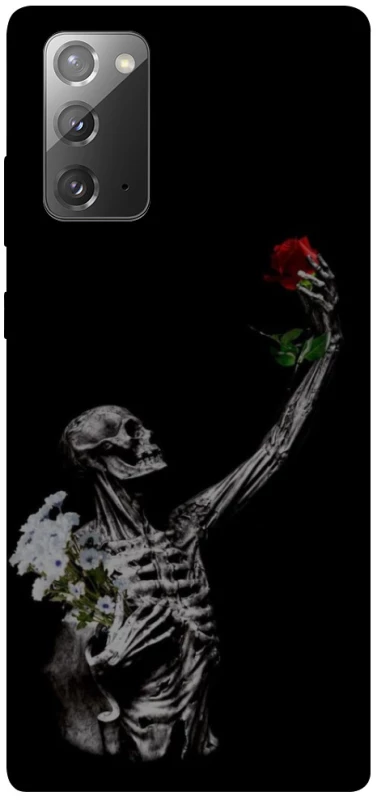 Чехол на Samsung Galaxy Note 20 Skeleton vs Rose фото 1 из 1