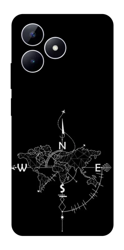 Чохол на Realme Note 50 5G Travel Map фото 1 з 1