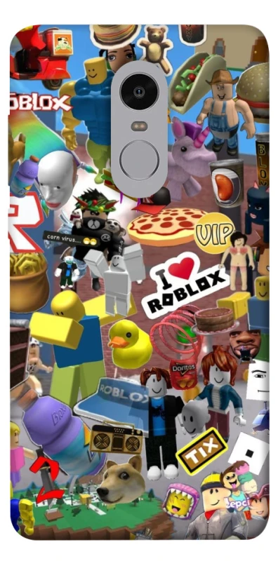 Чохол на Xiaomi Redmi Note 4X / Note 4 (Snapdragon) Roblox collage ver.5 фото 1 з 1