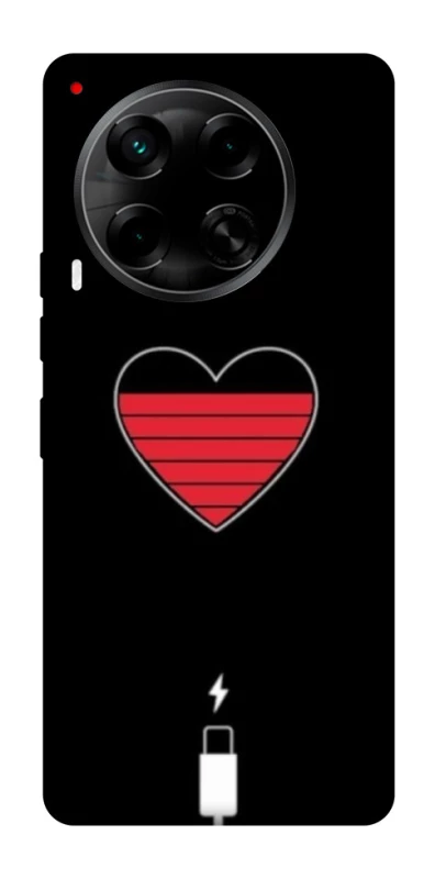 Чехол на TECNO Camon 30 (CL6) Charge your heart фото 1 из 1