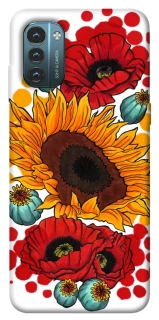 Чохол на Nokia G21 Соняшники та маки фото 1 з 1