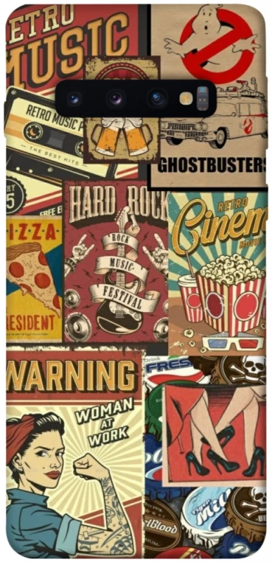 Чохол на Samsung Galaxy S10 Retro collage ver.2 фото 1 з 1