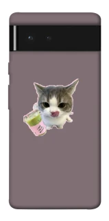 Чохол на Google Pixel 6 cat matcha фото 1 з 1