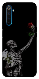 Чохол на Realme 6 Pro Skeleton vs Rose фото 1 з 1