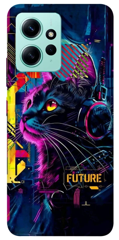 Чохол на Xiaomi Redmi Note 12 4G Cyber Cat v2 фото 1 з 1