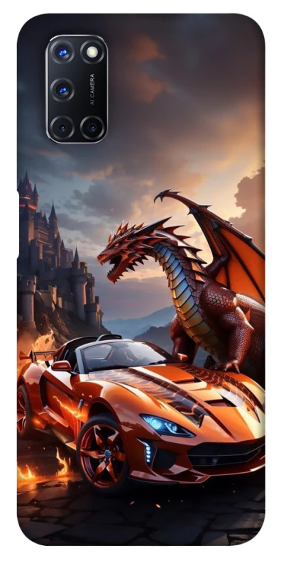 Чехол на Oppo A52 / A72 / A92 Сar and dragon фото 1 из 1