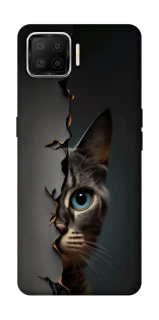 Чохол на Oppo A73 (2017) Кіт-підглядач v2 фото 1 з 1