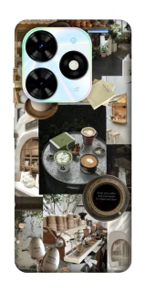 Чехол на TECNO Spark Go 2024 Coffee collage ver.4 фото 1 из 1