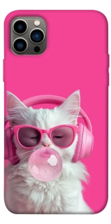 Чехол на Apple iPhone 12 Pro (6.1") Pink kitty фото 1 из 1
