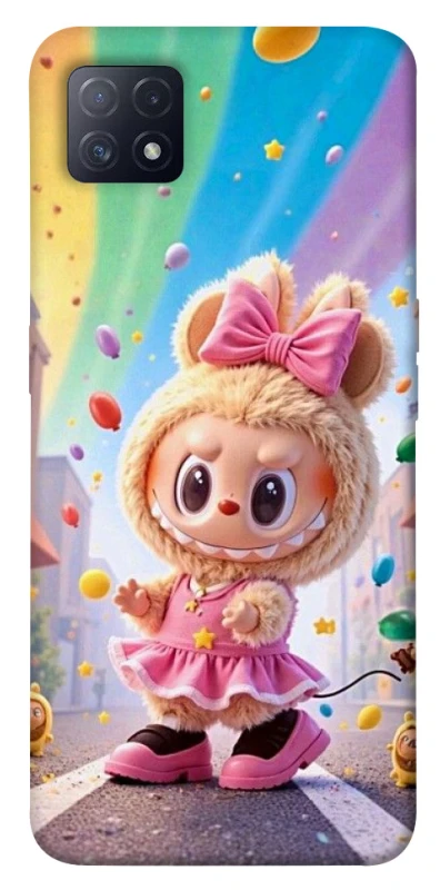 Чохол на Oppo A72 5G / A73 5G Labubu rainbow фото 1 з 1